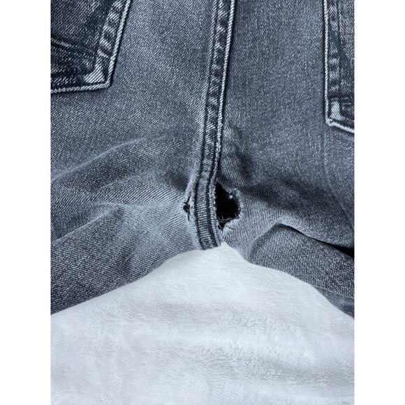 AllSaints Gray Skinny Jeans Men’s 31x30 Distressed - Picture 6 of 8